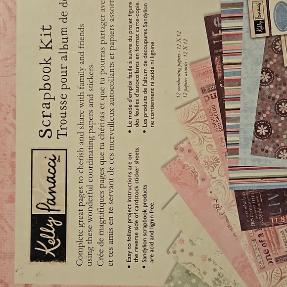 Kelly Panacci Sandylion Scrapbook Kit special person theme NIB Unisex - Picture 10 of 11